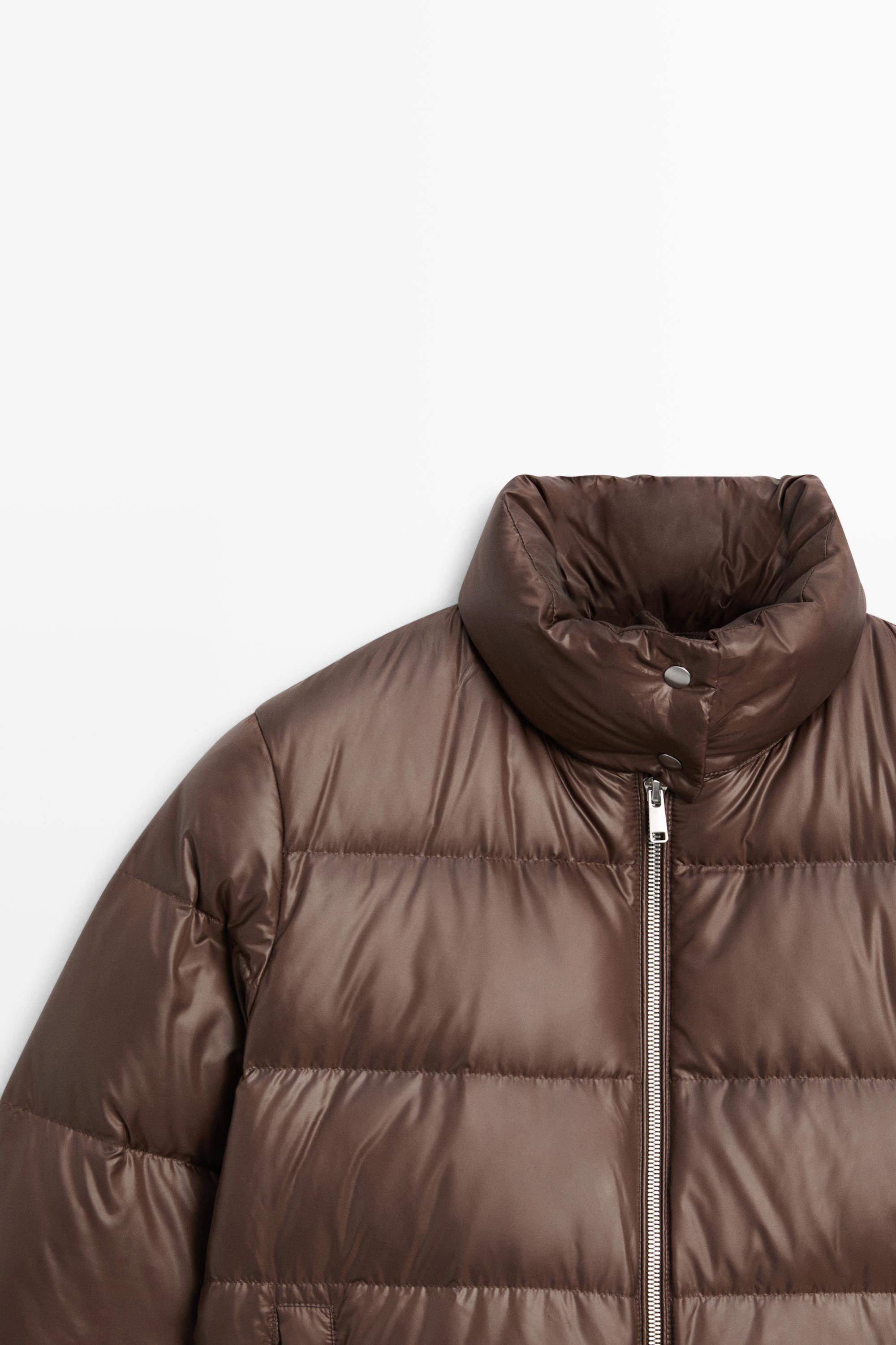 Stand collar down jacket
