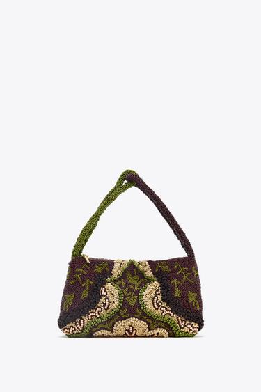 BORSA DETTAGLI RICAMATI - Multicolore di Zara