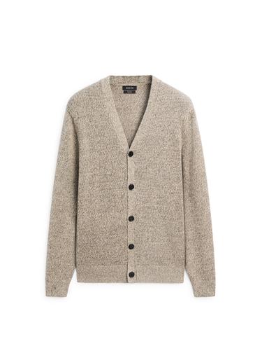 Cárdigan punto botones algodón - Beige vigoré de Zara