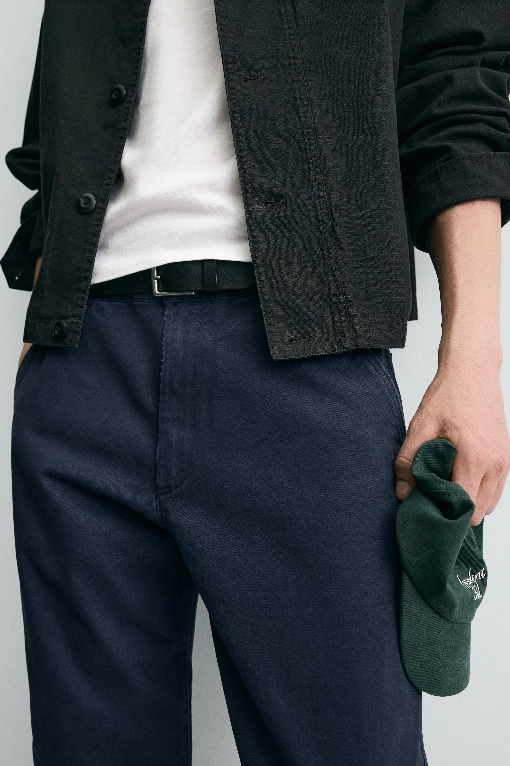 PANTALON CARROT FIT DÉLAVÉ