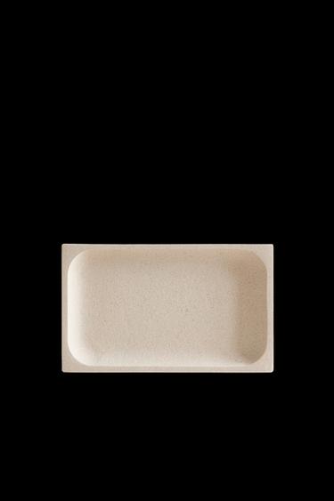 Zara WHITE MARBLE SOAP DISH - white