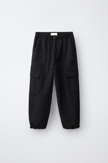 PARACHUTE TROUSERS - Black by Zara