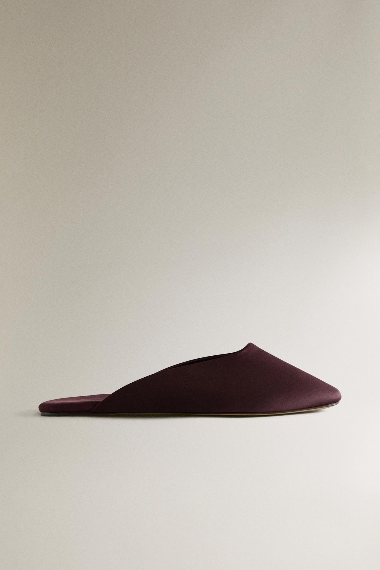 SATEEN MULES