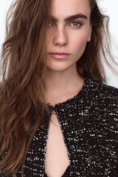 TEXTURED JACKET WITH POCKETS - Black by Zara - Image 2
