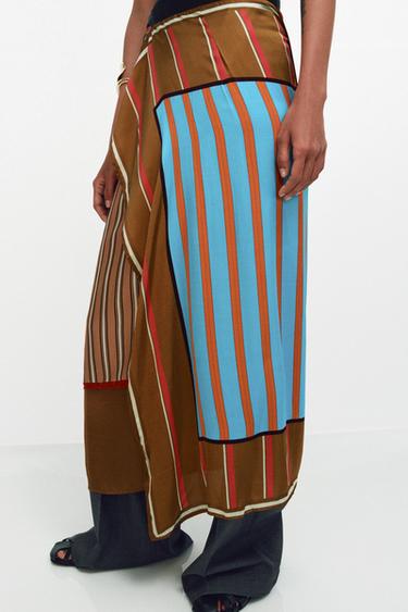 STRIPED SCARF PAREO - Multicoloured by Zara - Image 4