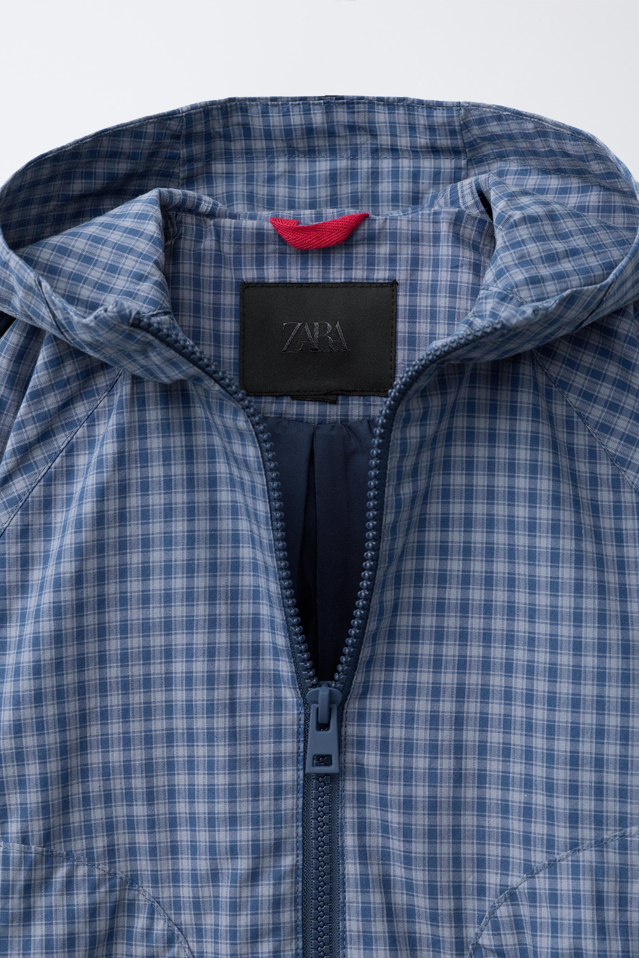 BLOUSON LÉGER À CARREAUX