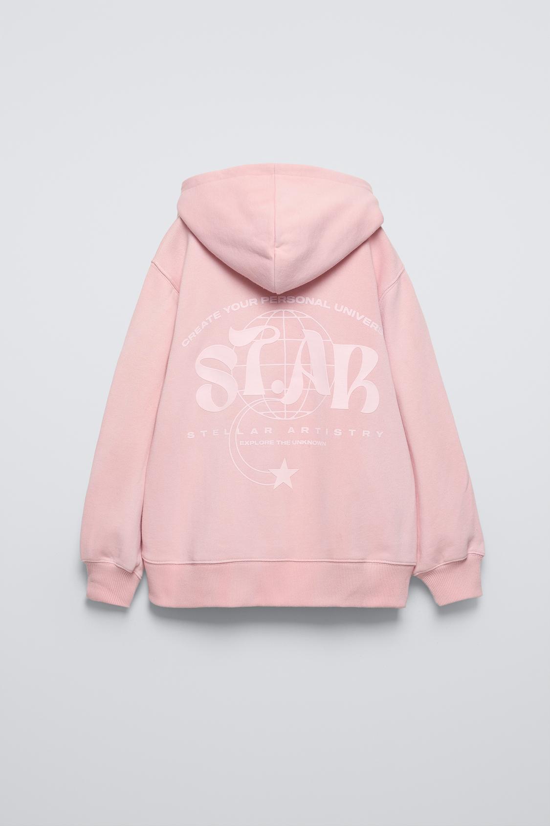 SLOGAN PRINT HOODIE