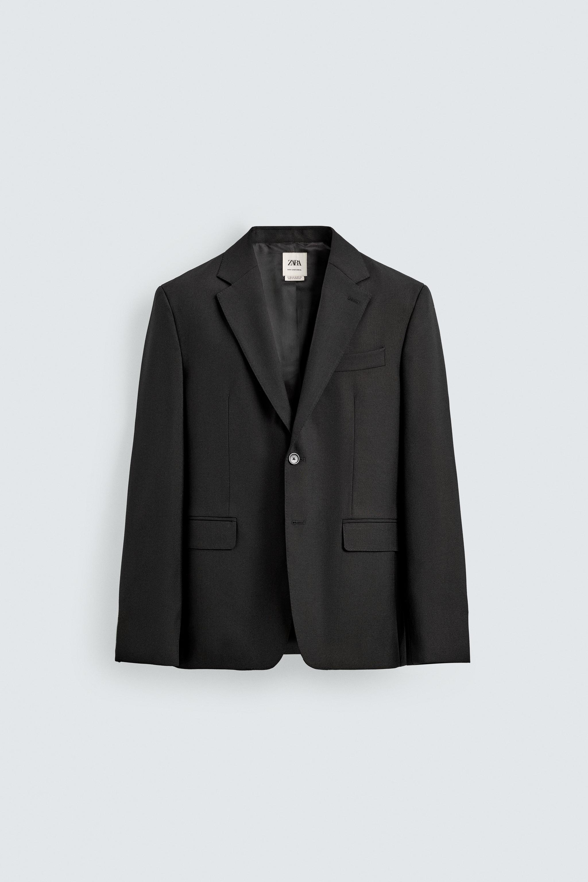 100% WOOL SUIT BLAZER