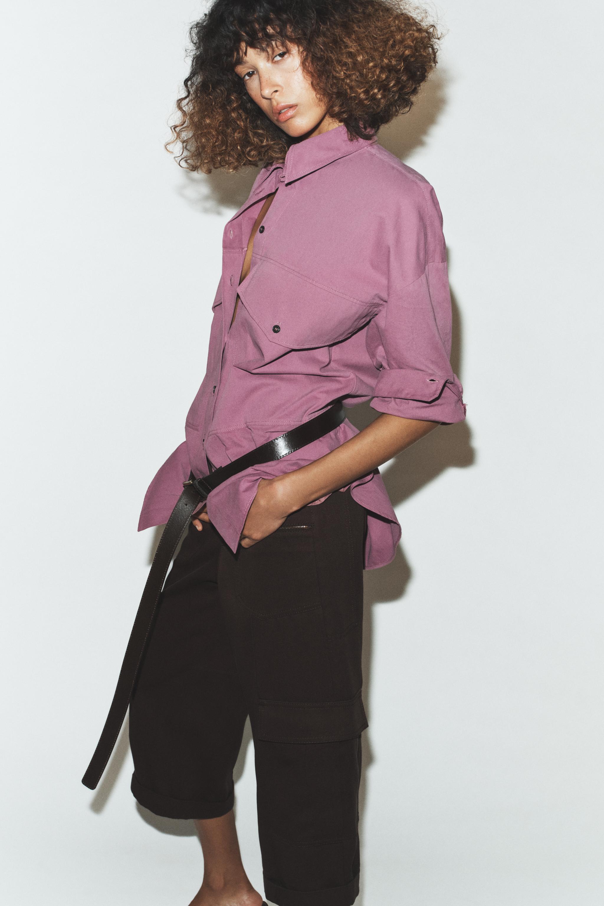 OVERSIZED HIGH NECK SHIRT