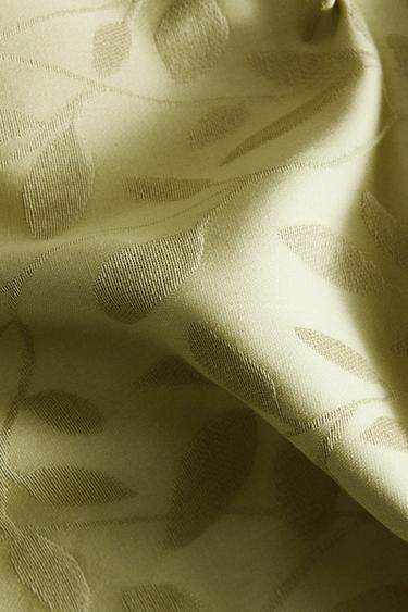 NAPPE JACQUARD VEGETAL - Vert de Zara - Image 3