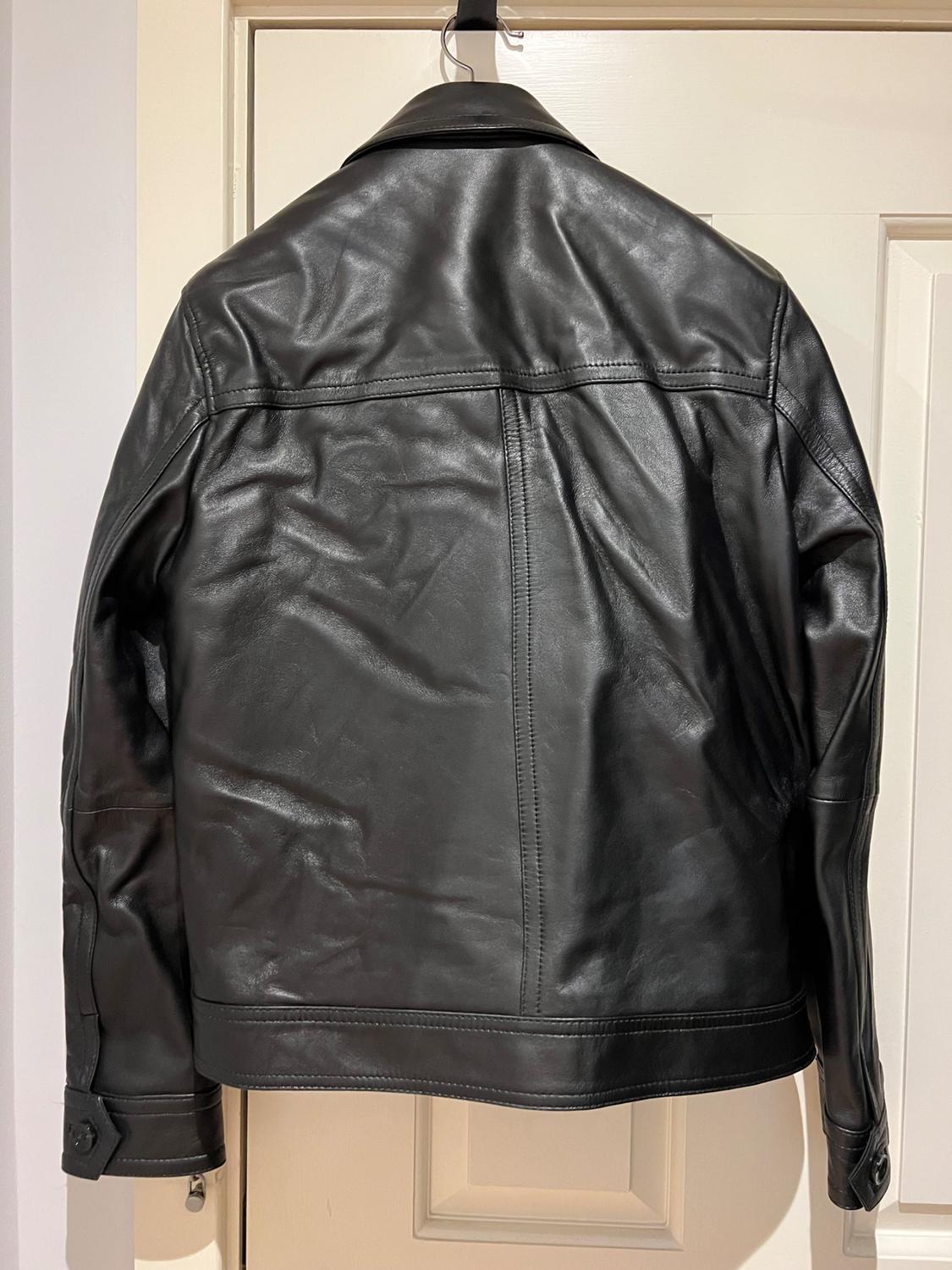 LEATHER JACKET WITH POCKETS - Image 4