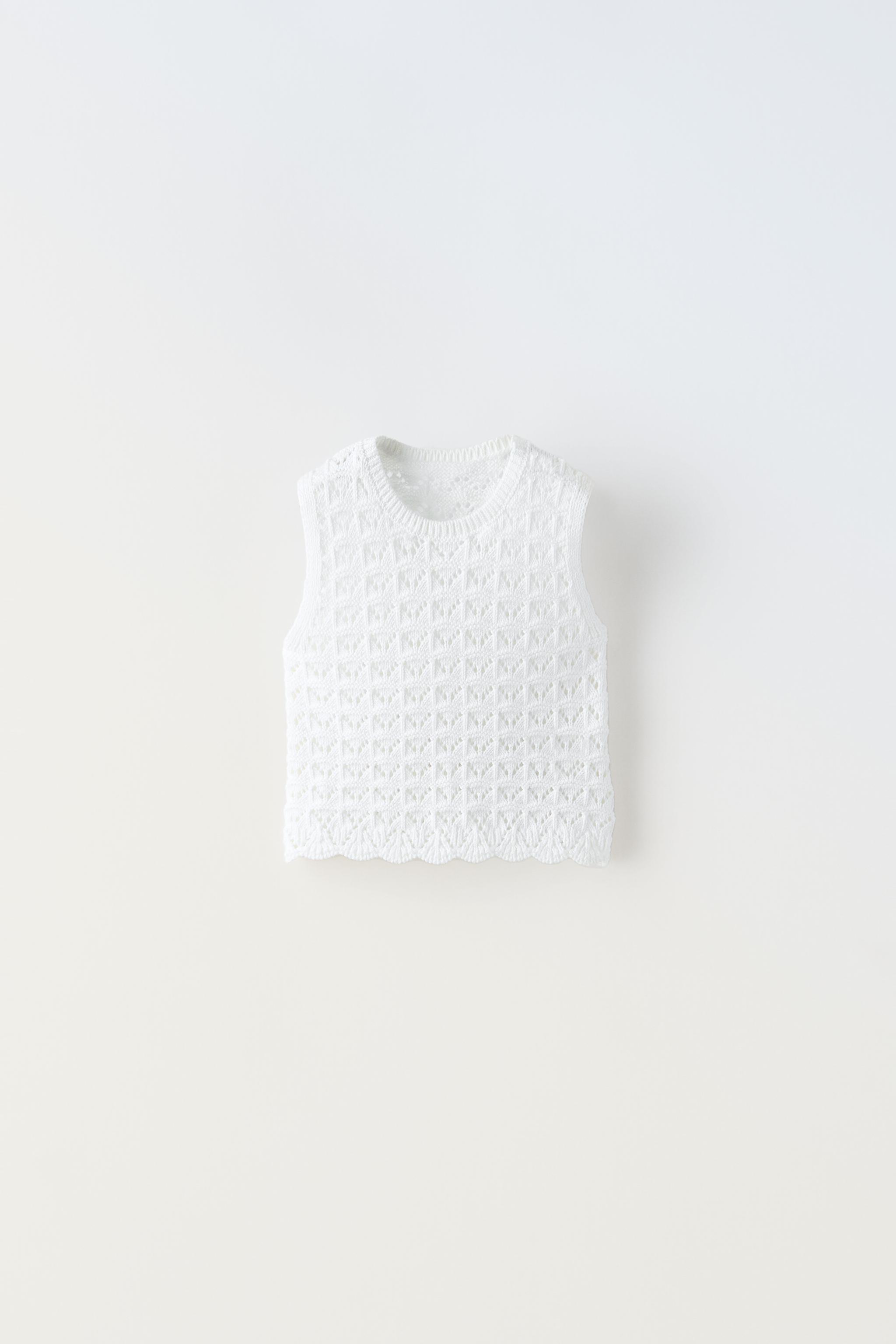 OPENWORK KNIT TOP