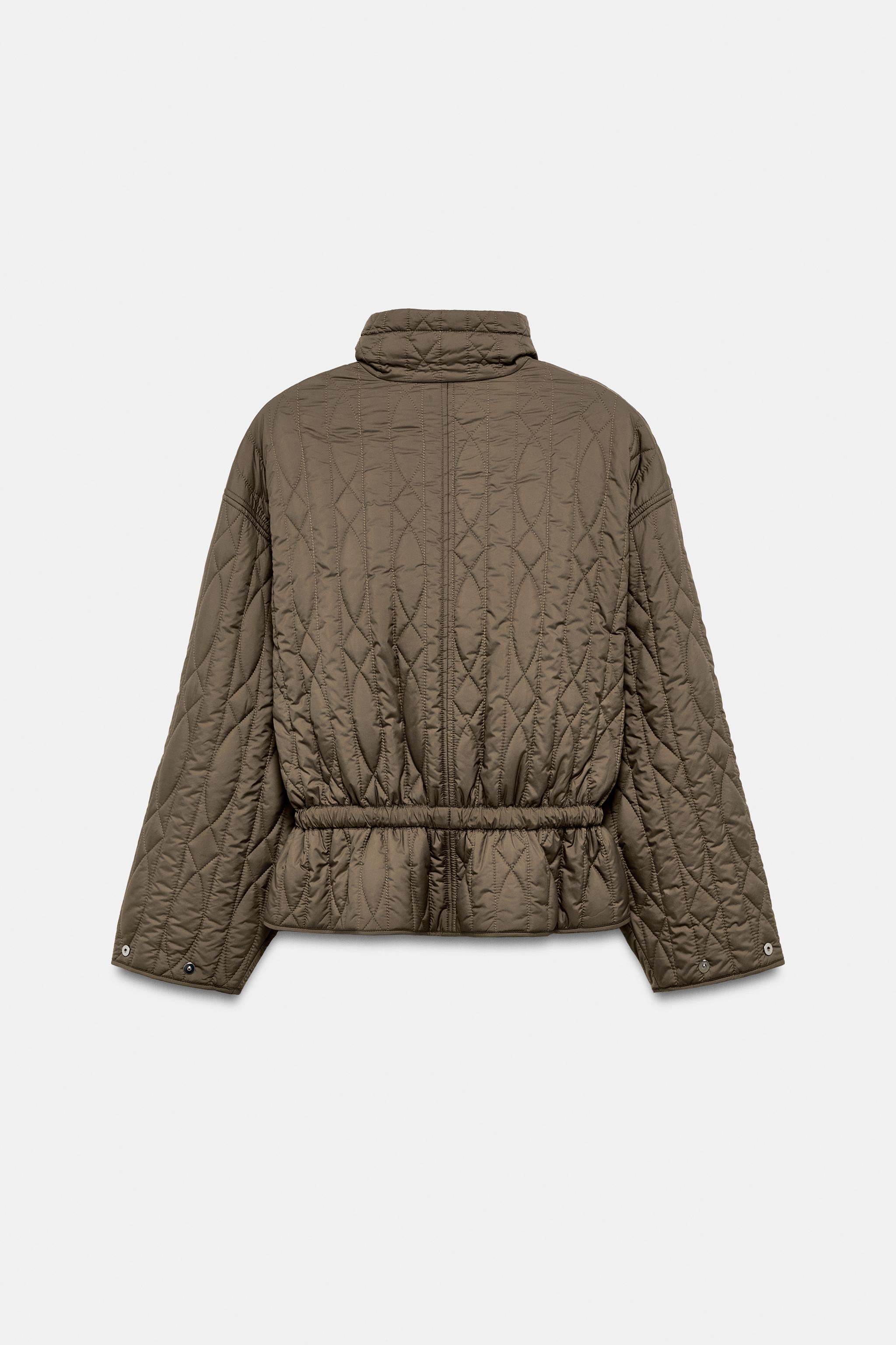 BLOUSON MATELASSÉ À COL MONTANT