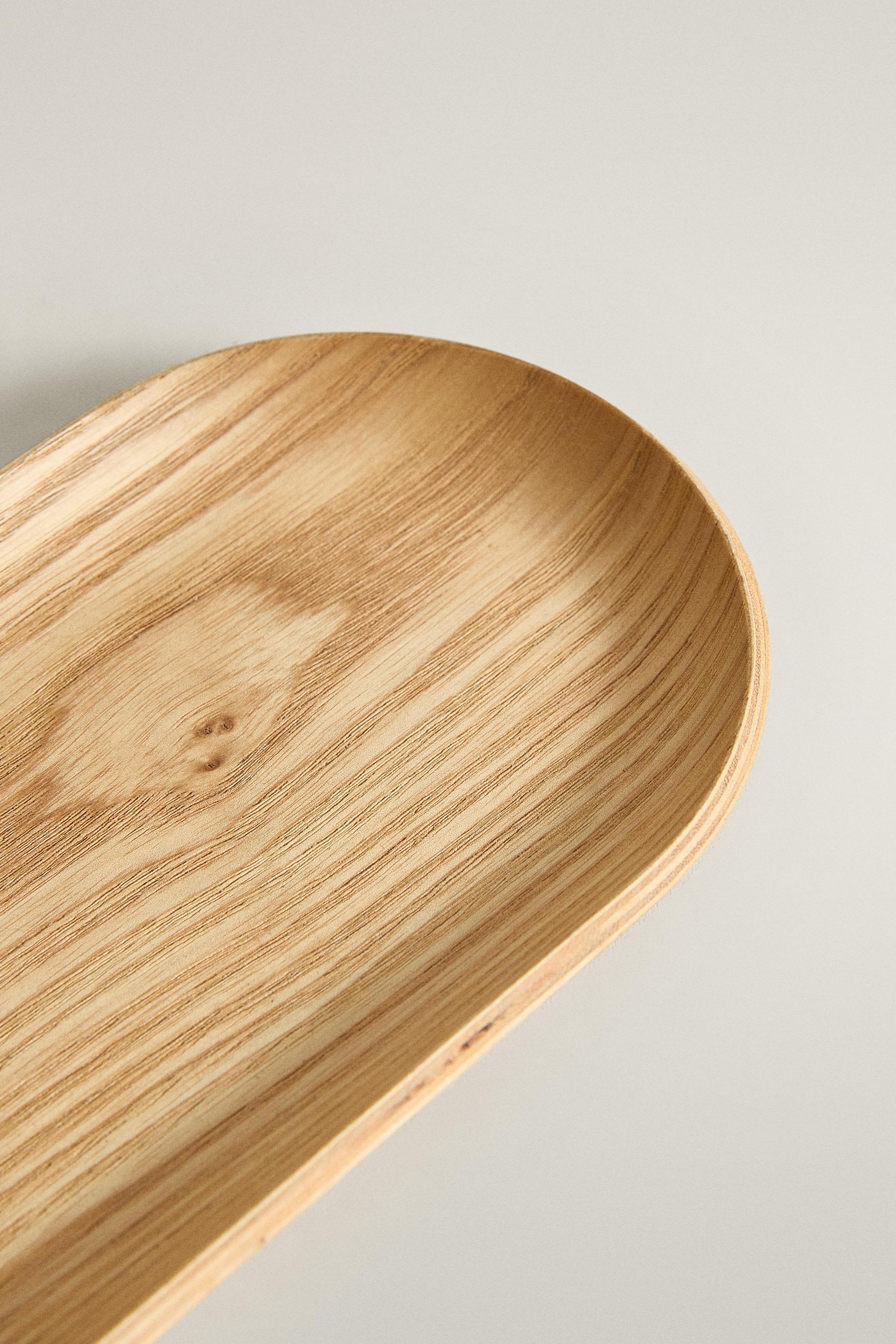 OVAL WOODEN TRAY
