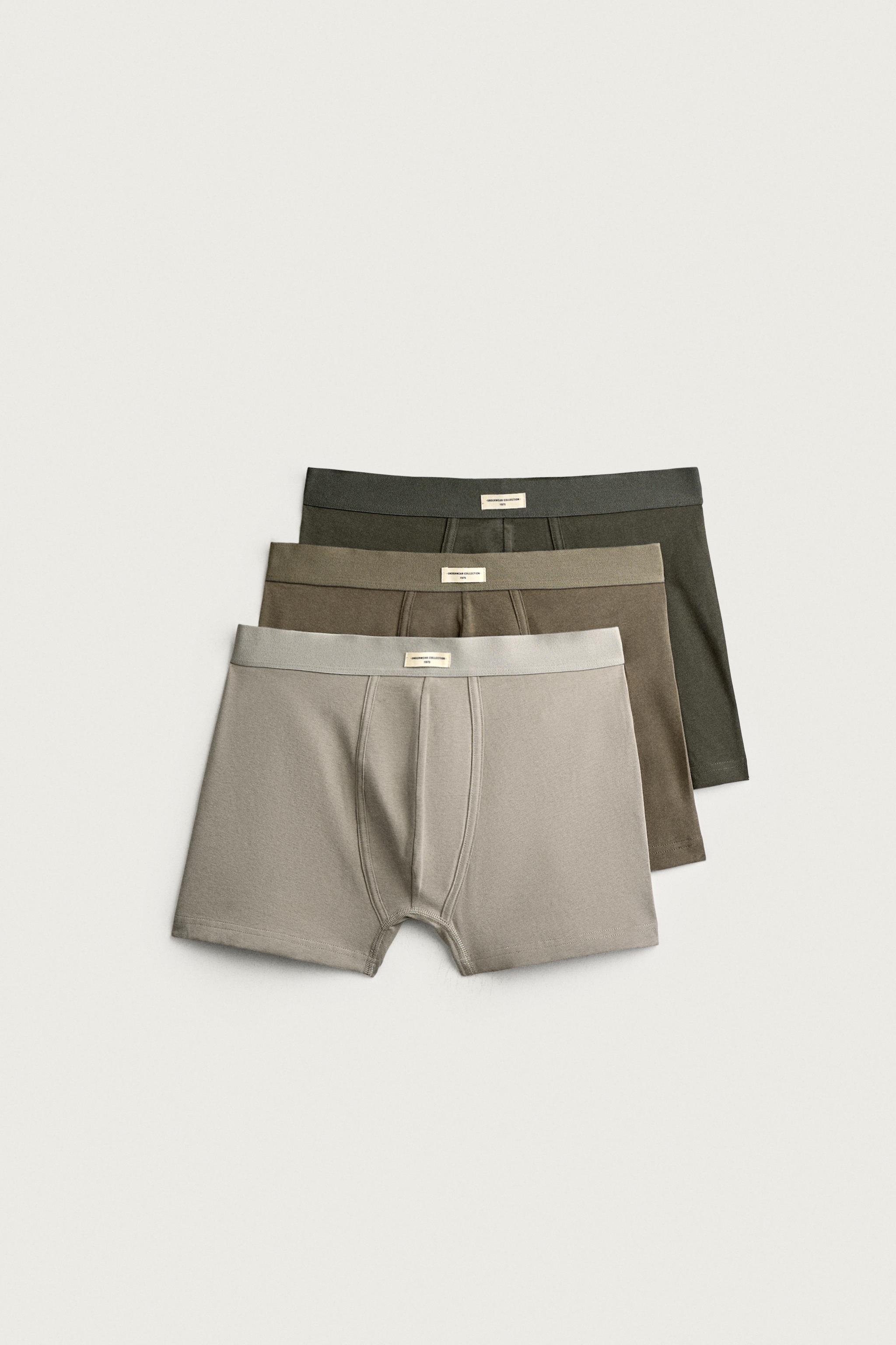 SOFT BOXER BRIEFS 3-PACK — various