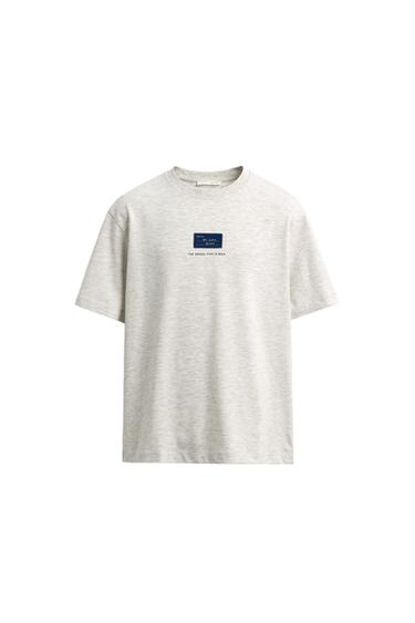 CONTRAST PRINT T-SHIRT