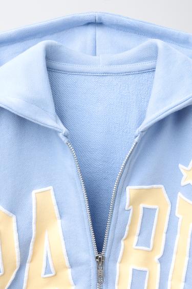 VARSITY ZIP-UP SWEATSHIRT - Light blue by Zara - Image 2