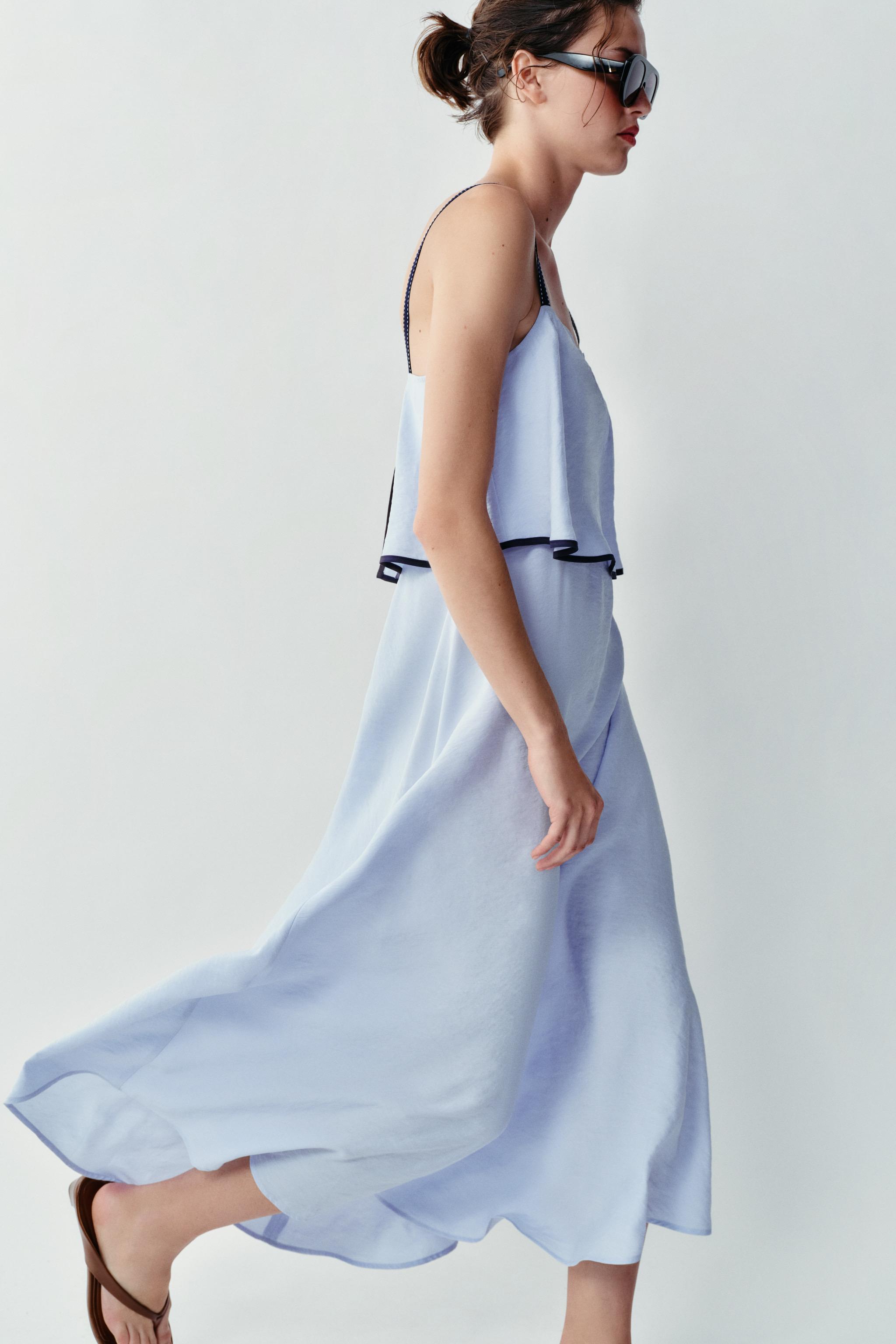 COMBINATION MIDI DRESS