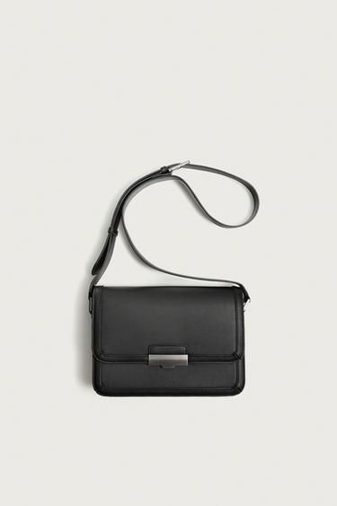 BANDOLERA DETALLE METÁLICO - Negro de Zara - Imagen 0