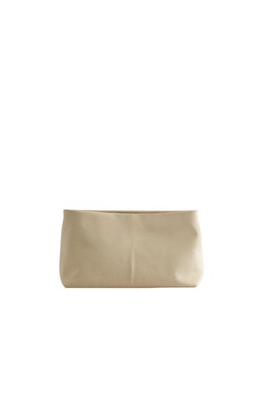 Zara LEATHER MAKEUP BAG - 