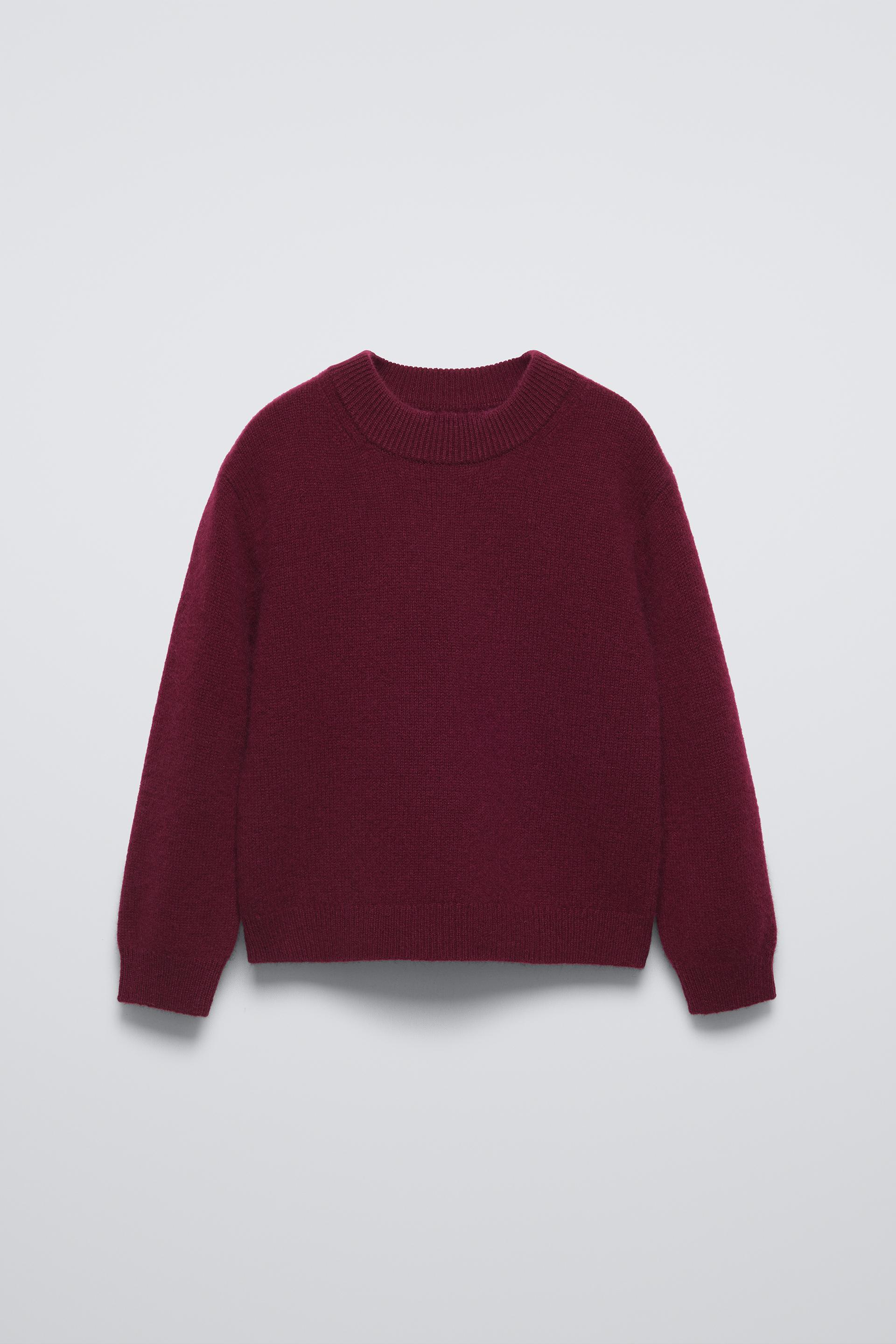 100% CASHMERE KNIT SWEATER - Beige | ZARA United States