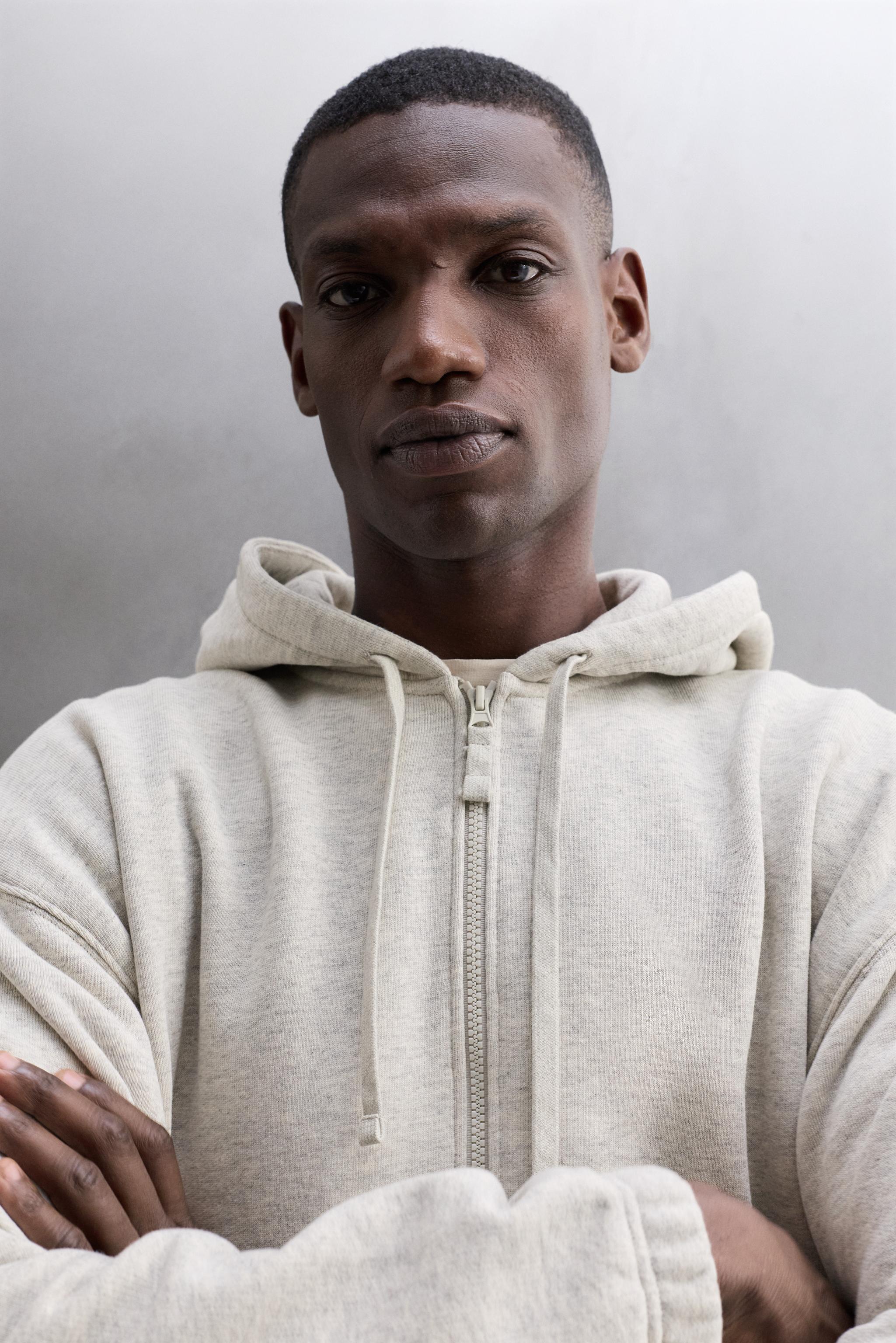 Мужские худи Zara COTTON ZIP-UP — фото 5