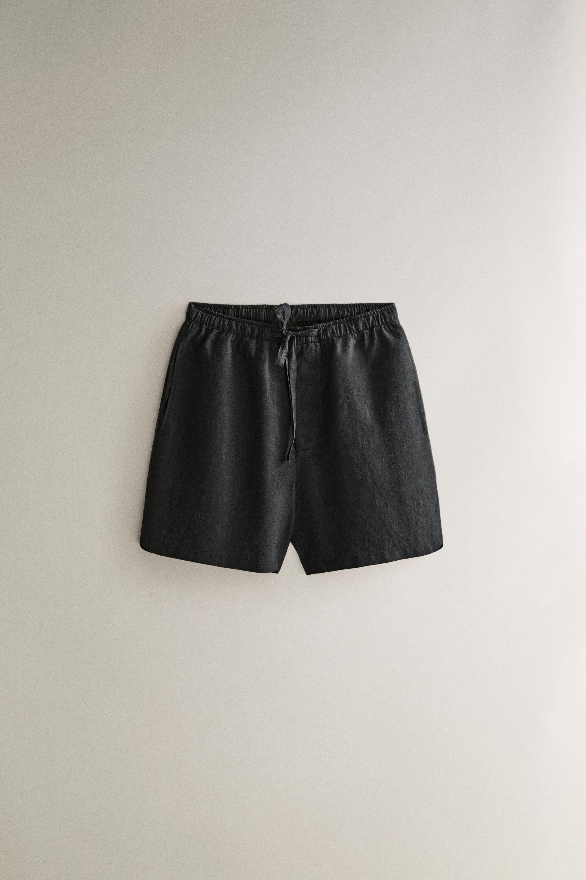 LINEN SHORTS