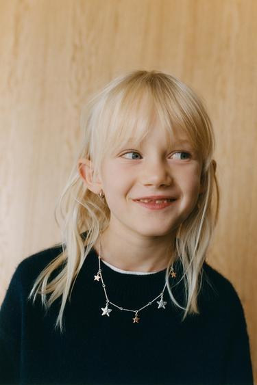ЖҰЛДЫЗДАРЫ БАР АЛҚА ЖӘНЕ САҚИНА ЖИНАҒЫ - Күміс түсті Zara компаниясынан