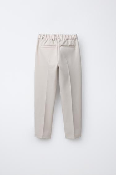 COMFORT SUIT TROUSERS - Mid-ecru by Zara