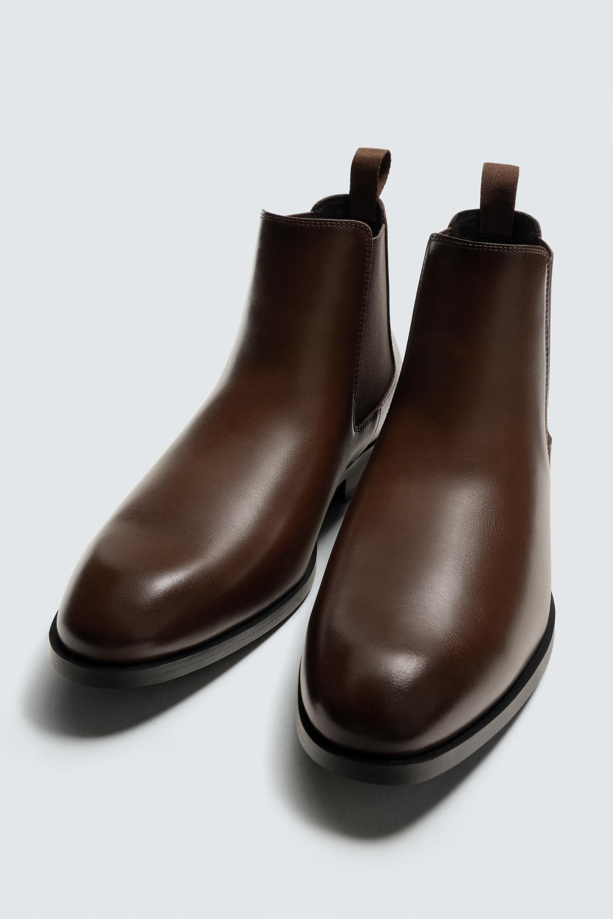 POINTED CHELSEA BOOTS - Brown | ZARA South Africa