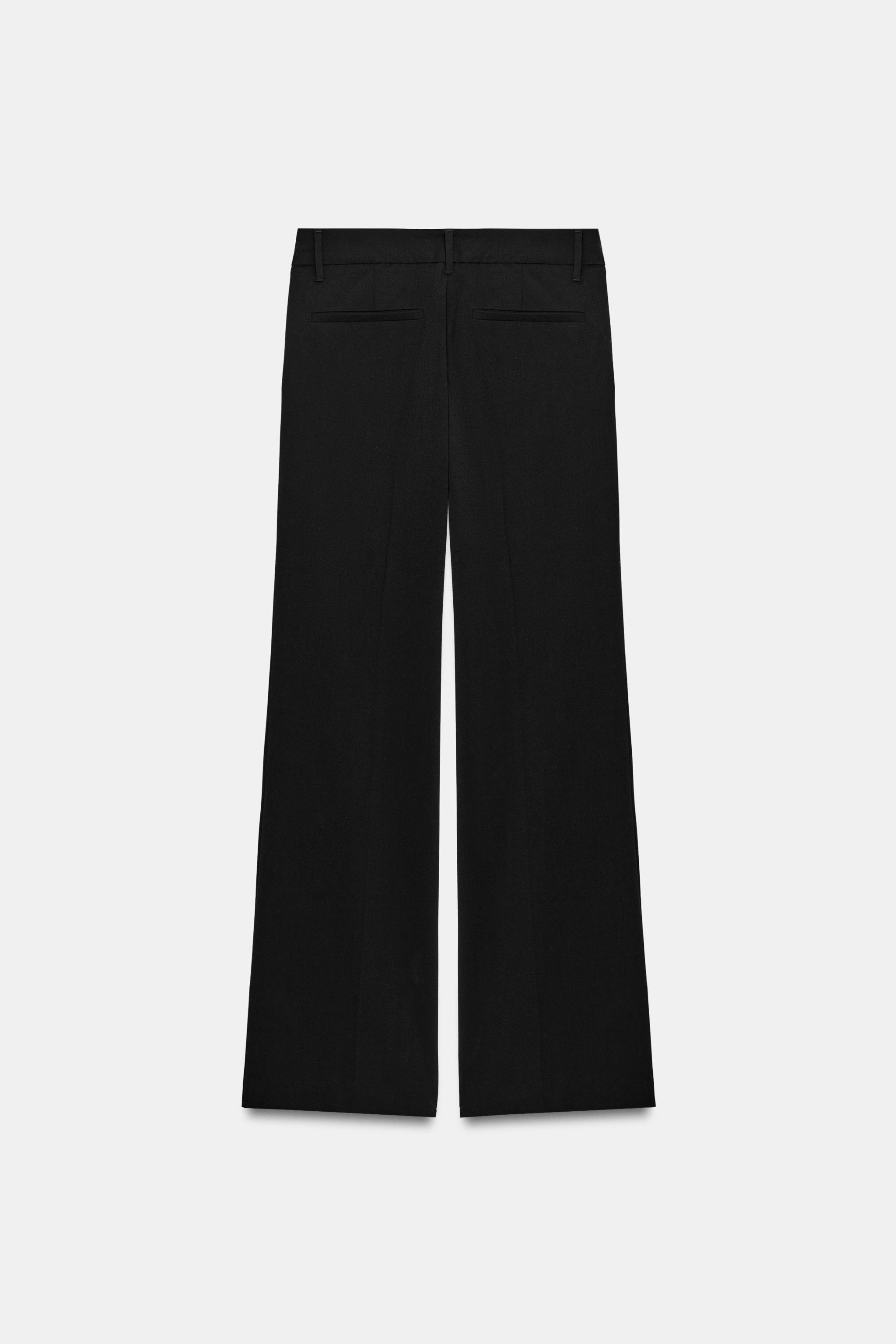 Zara Düşük Bel Düz Kesim Pantolon görsel 8