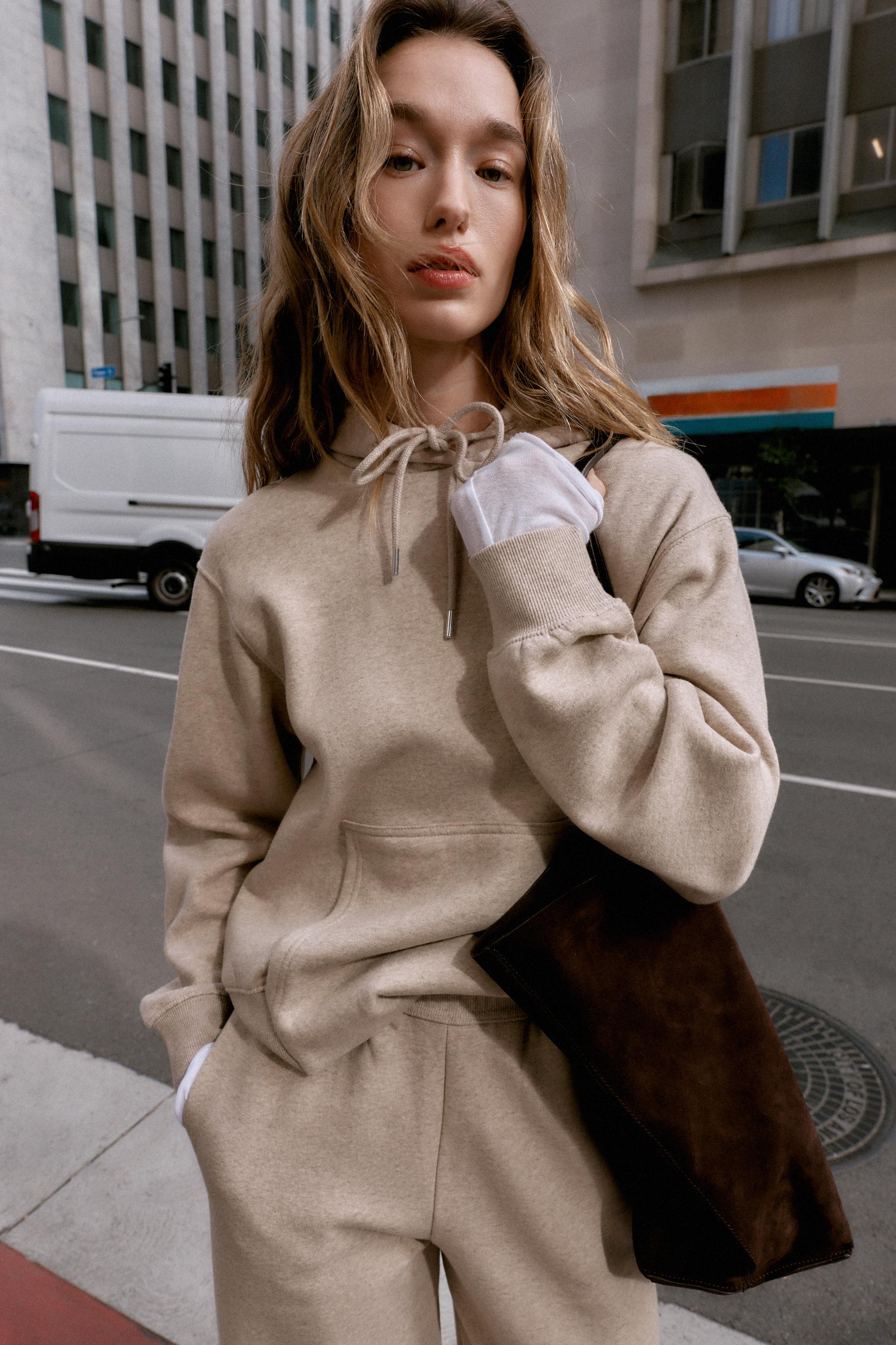 BASIC KAPÜŞONLU SWEATSHIRT - Görsel 2