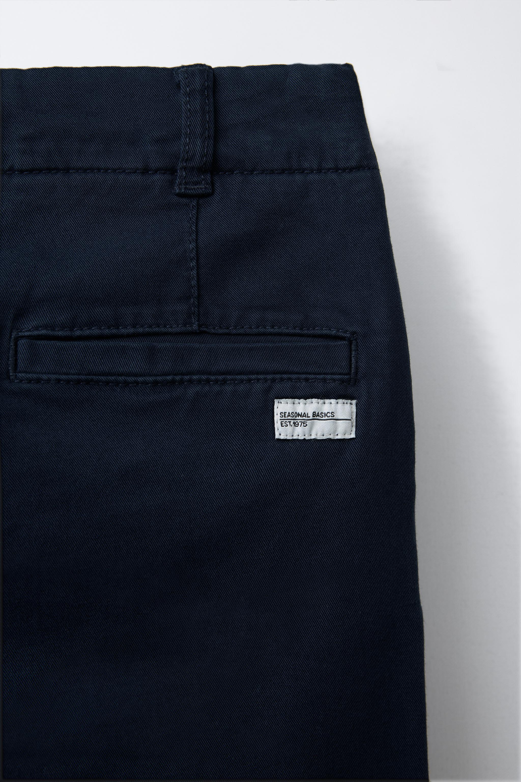 SLIM BASIC CHINO PANTS - Sand | ZARA United States