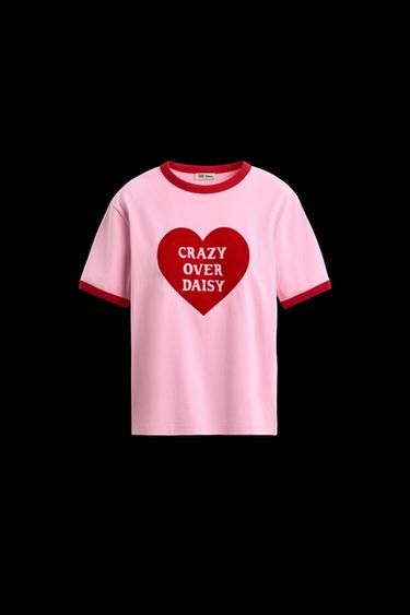 CAMISETA TEXTO HARRY LAMBERT FOR ZARA X DISNEY - Rosado de Zara