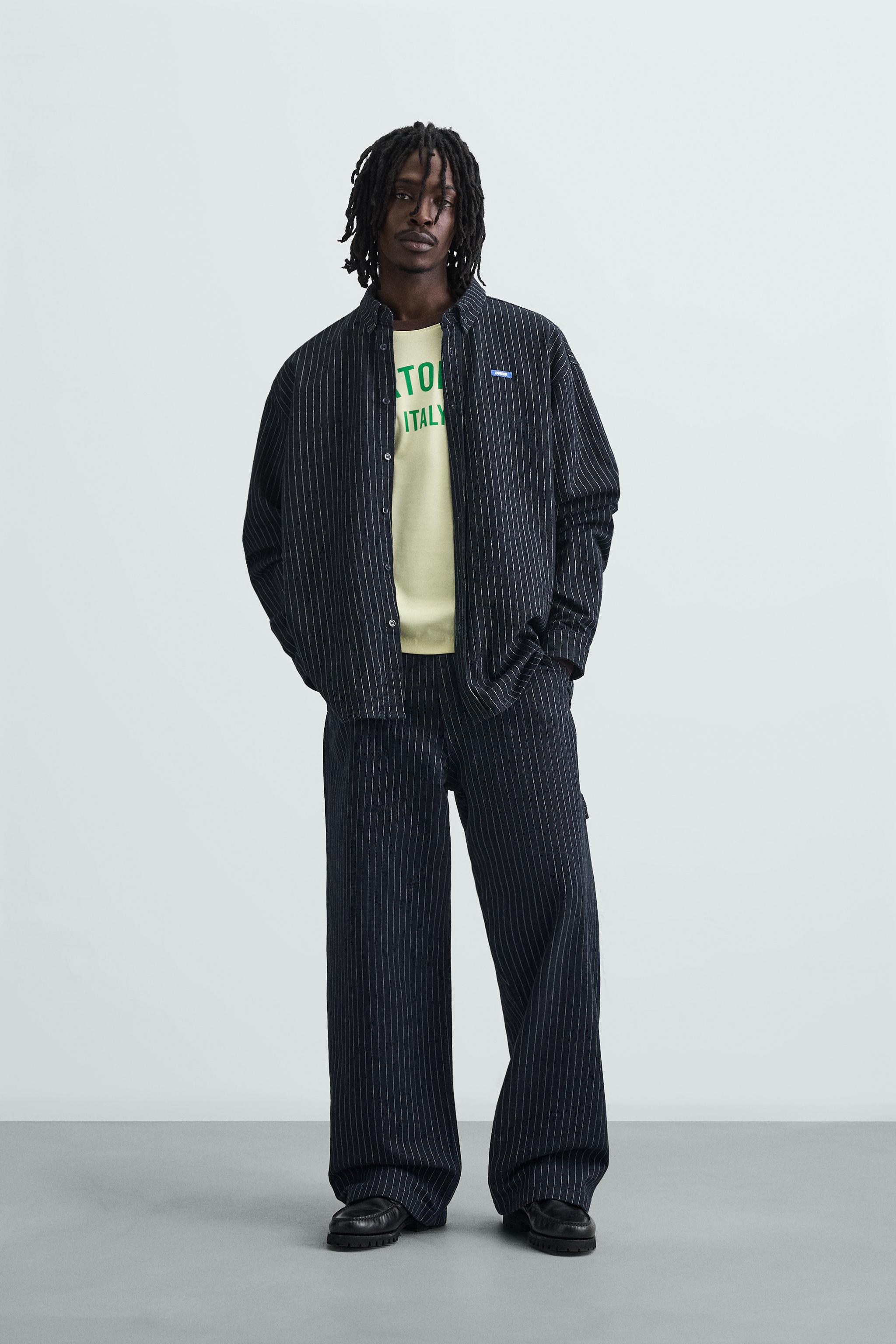 上下 新品 Relaxed Striped Shirt Pants /prips 00794143445-a3.jpg?ts=