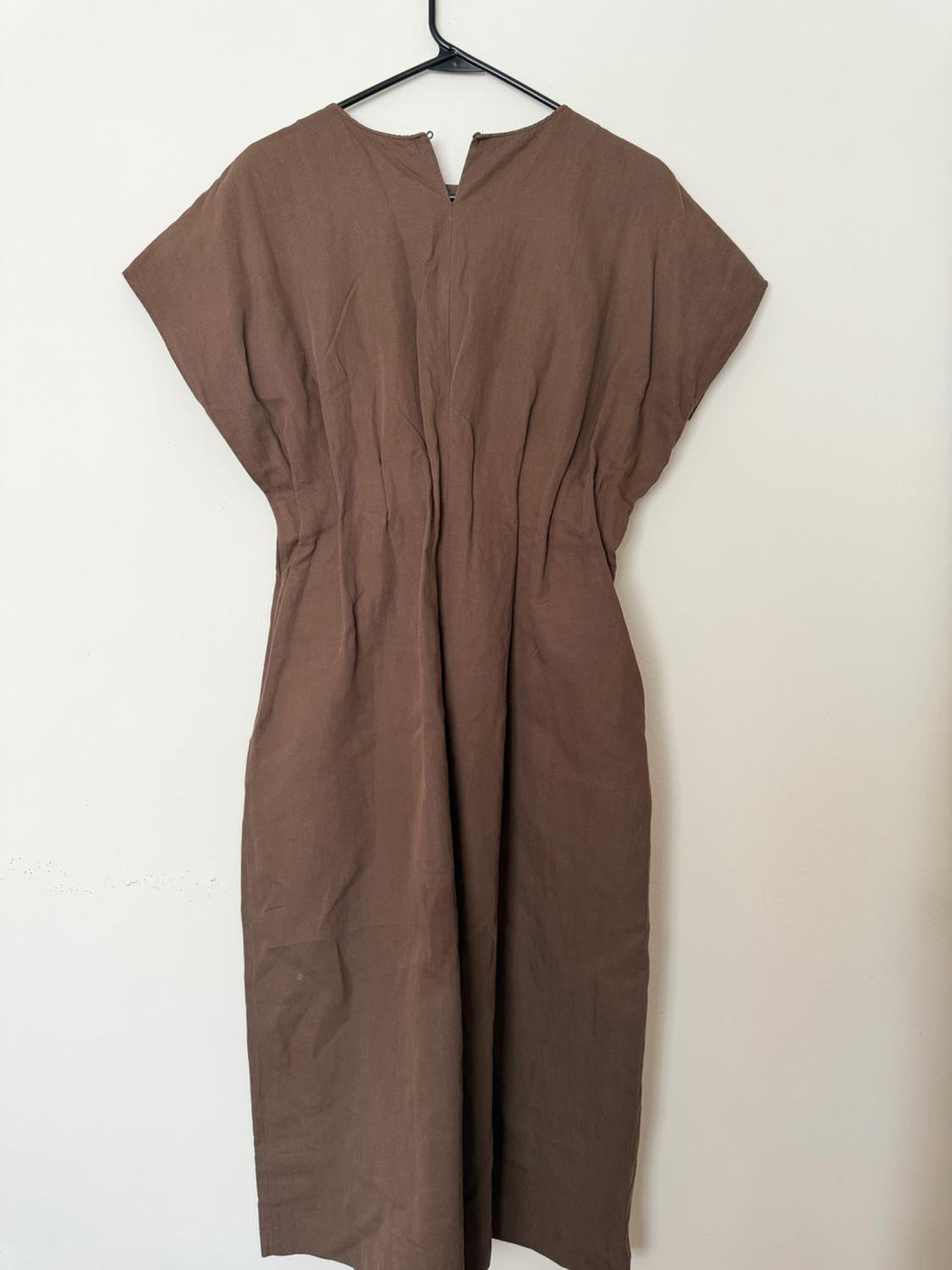 ZW COLLECTION PLEATED MIDI DRESS - Image 2