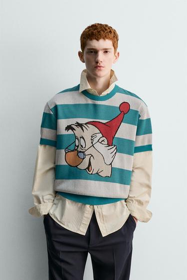 ΠΛΕΚΤΗ ΜΠΛΟΥΖΑ ΚΥΡΙΟΣ SMEE ΠΗΤΕΡ ΠΑΝ HARRY LAMBERT FOR ZARA X DISNEY - Τιρκουάζ ανοιχτό του Zara