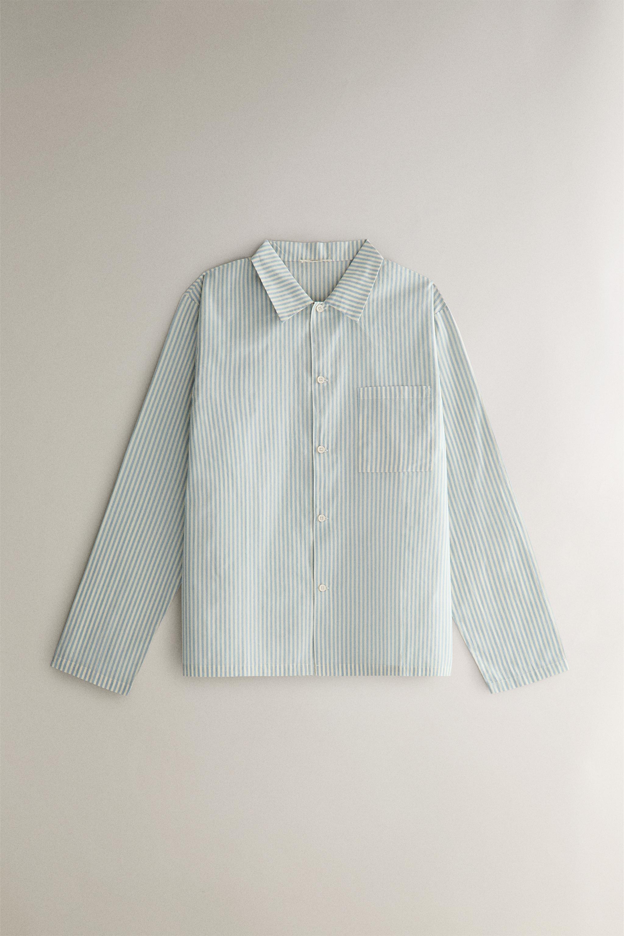 トップス STRIPED REGULAR COLLAR SHIRT S/S TYPE-2 Tibi // Chelsea Collar Striped Shirt – VSP Consignment