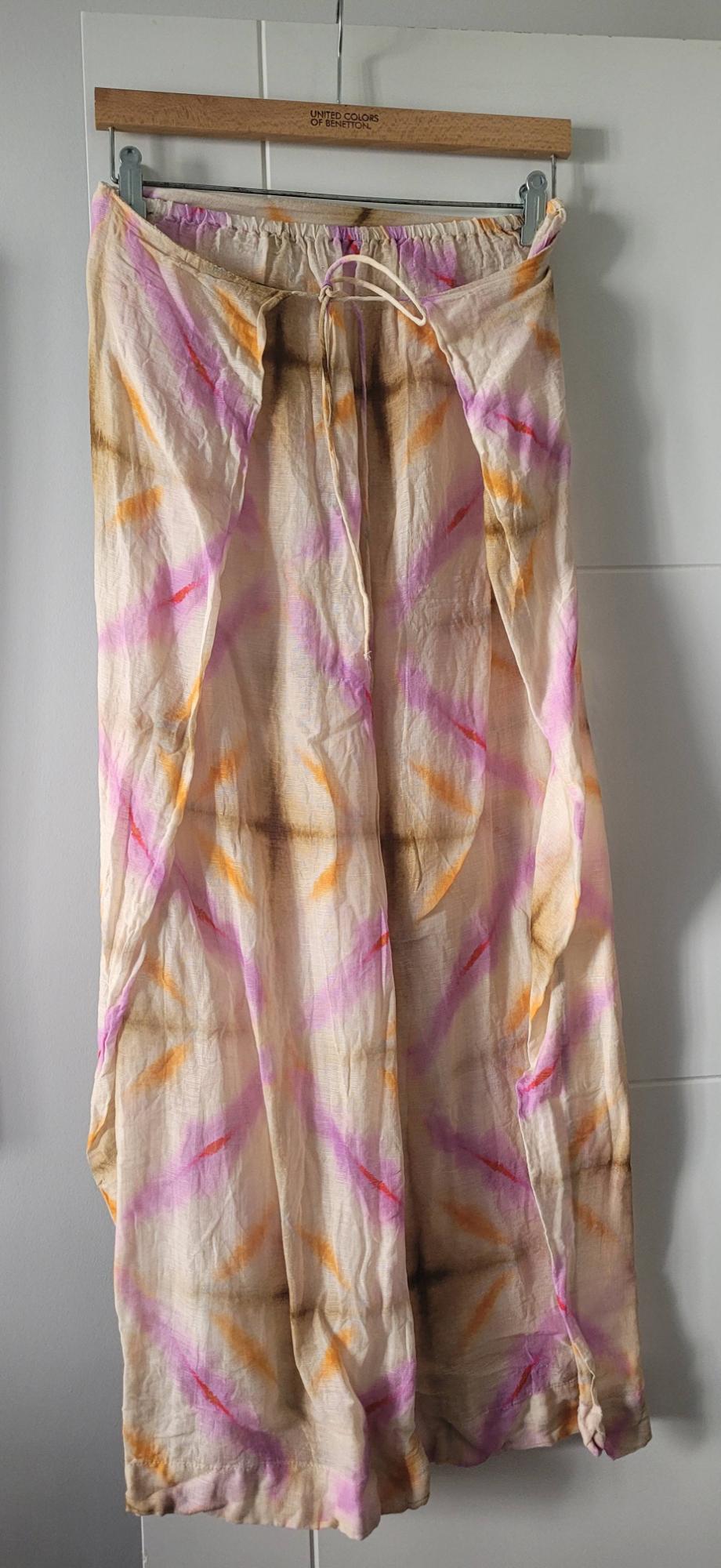 PRINTED WRAP TROUSERS - Image 4