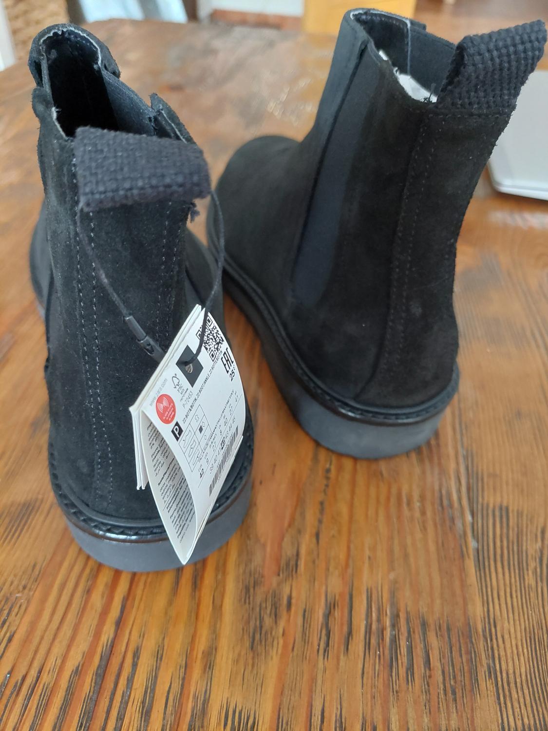 SPLIT SUEDE CHELSEA BOOTS - Image 2