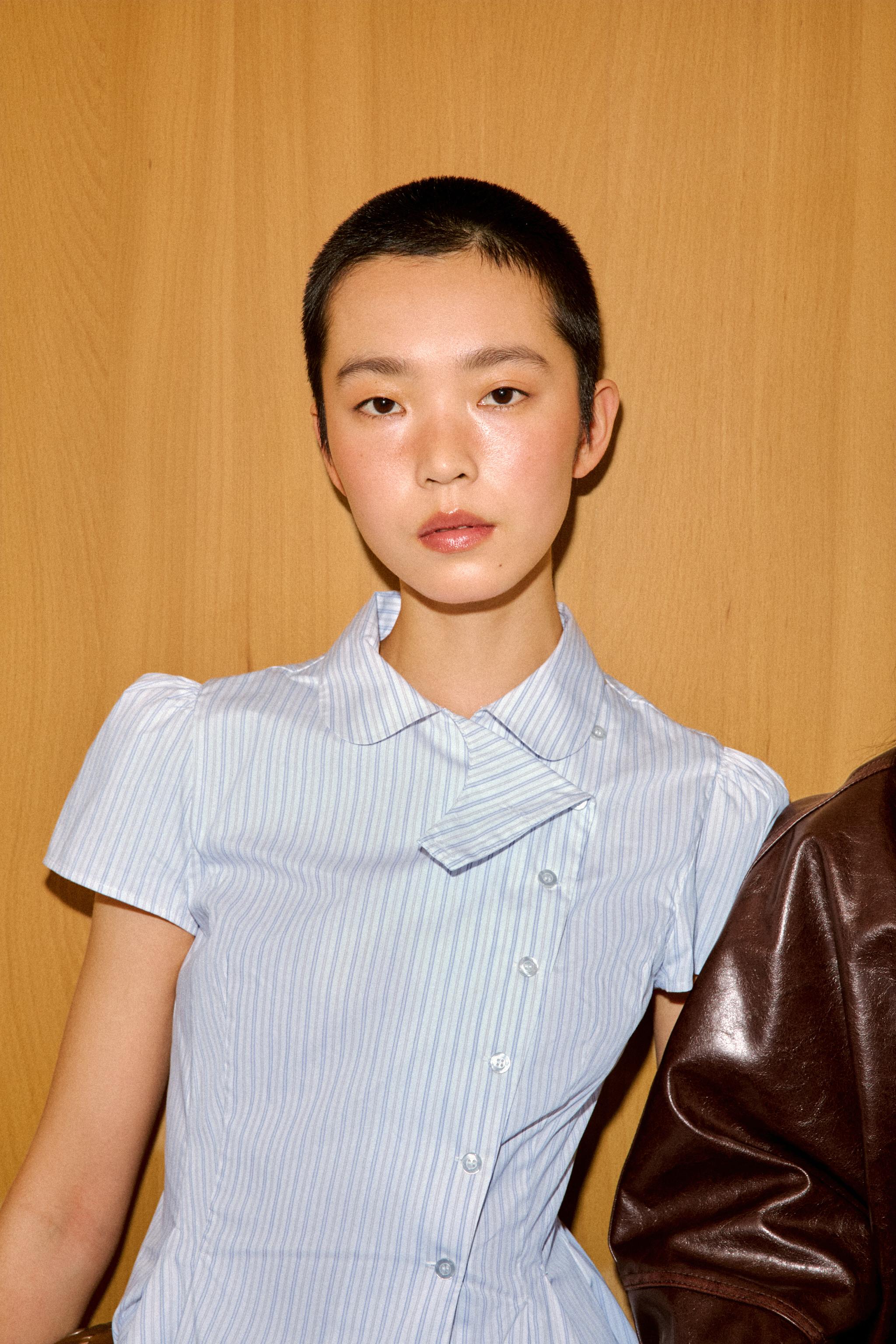 STRIPED POPLIN SHIRT