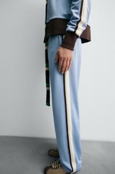 CONTRAST JOGGER TROUSERS HARRY LAMBERT FOR ZARA X DISNEY - Sky blue by Zara