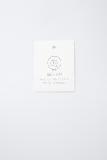 TECHNICAL LOGO T-SHIRT - White by Zara - Image 3