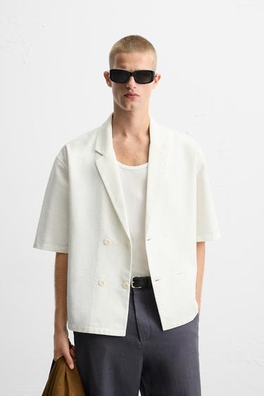KIMONO SHIRT - White by Zara