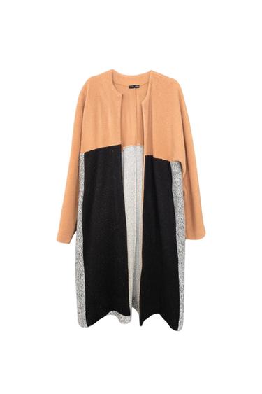 COLOR BLOCK CARDIGAN