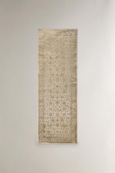 VINTAGE FLORAL RUG - Grey by Zara