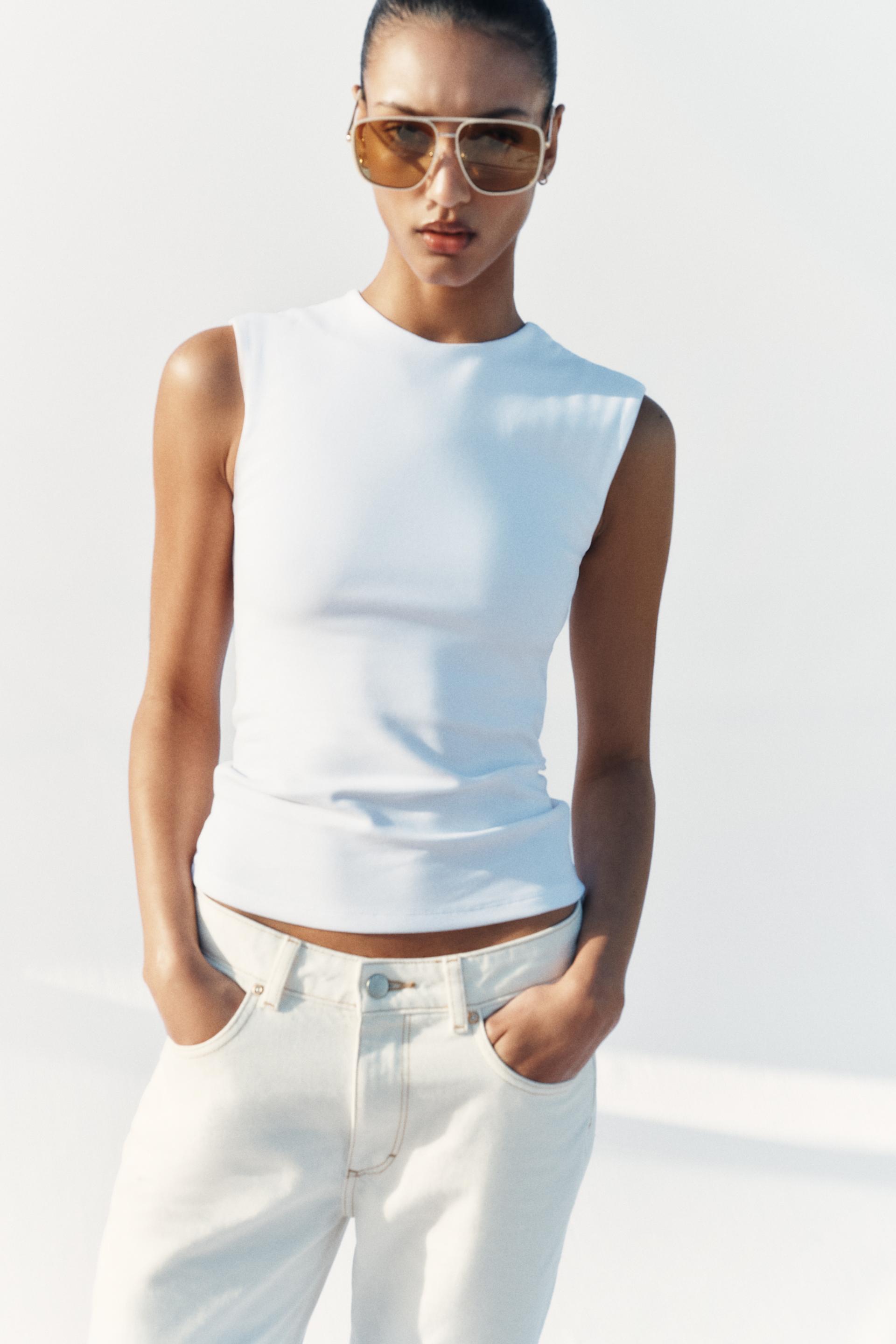 Wide strap tank top