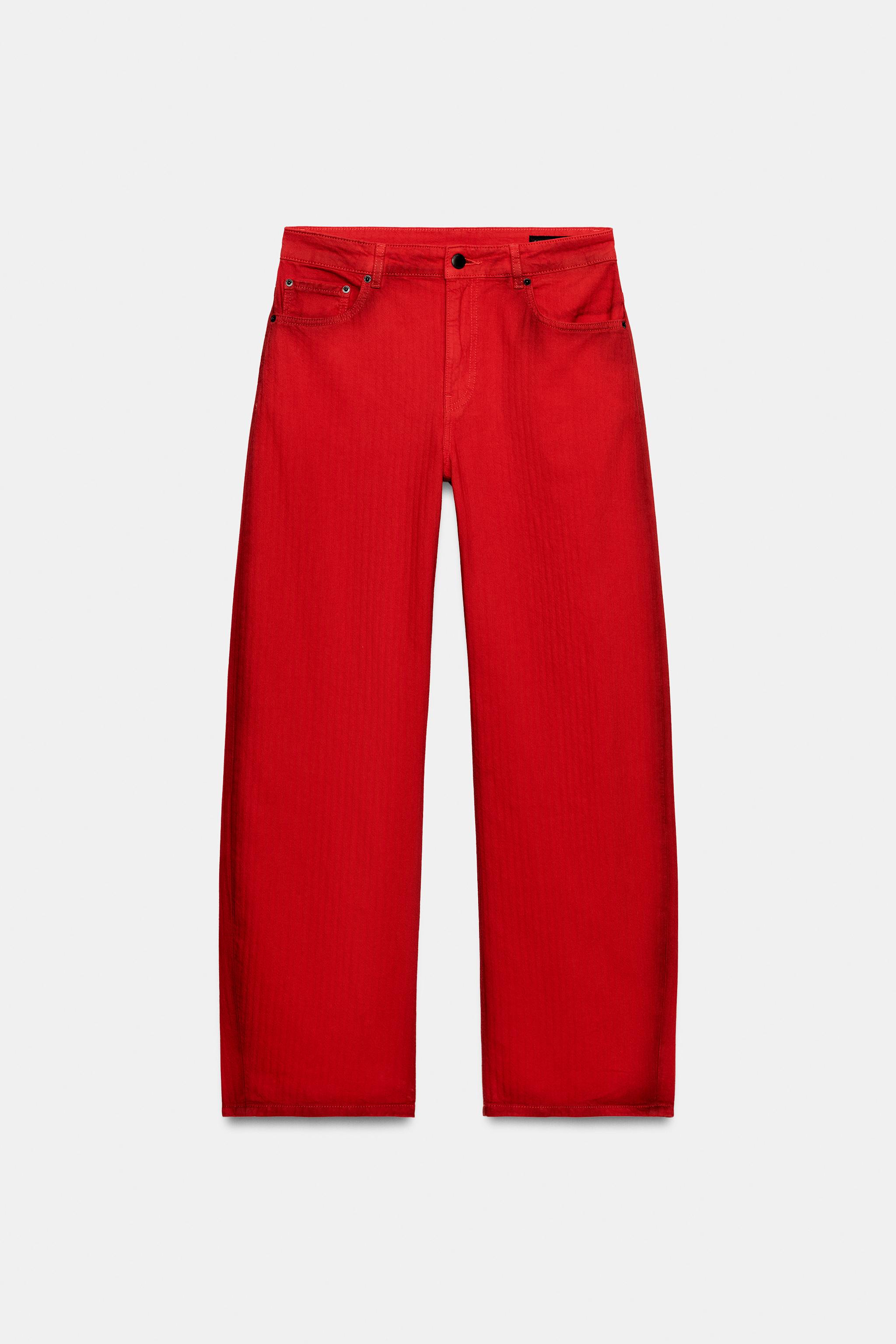 ZW COLLECTION LOW RISE WIDE LEG JEANS