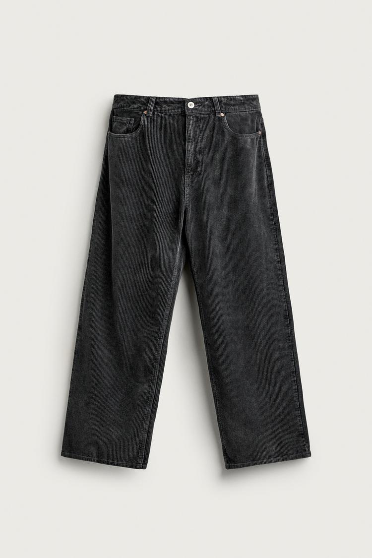 CORDUROY BAGGY FIT TROUSERS