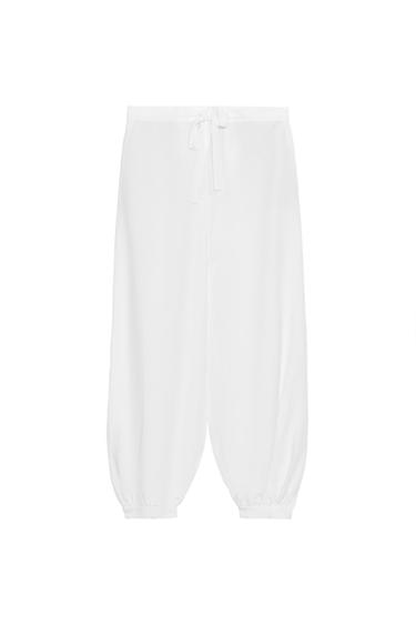 ZW COLLECTION SAROUEL TROUSERS - White by Zara